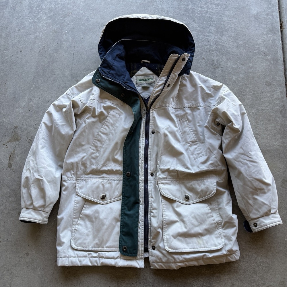 VTG 90s Fitz-Wright Heavy Colorblock Utility Parka